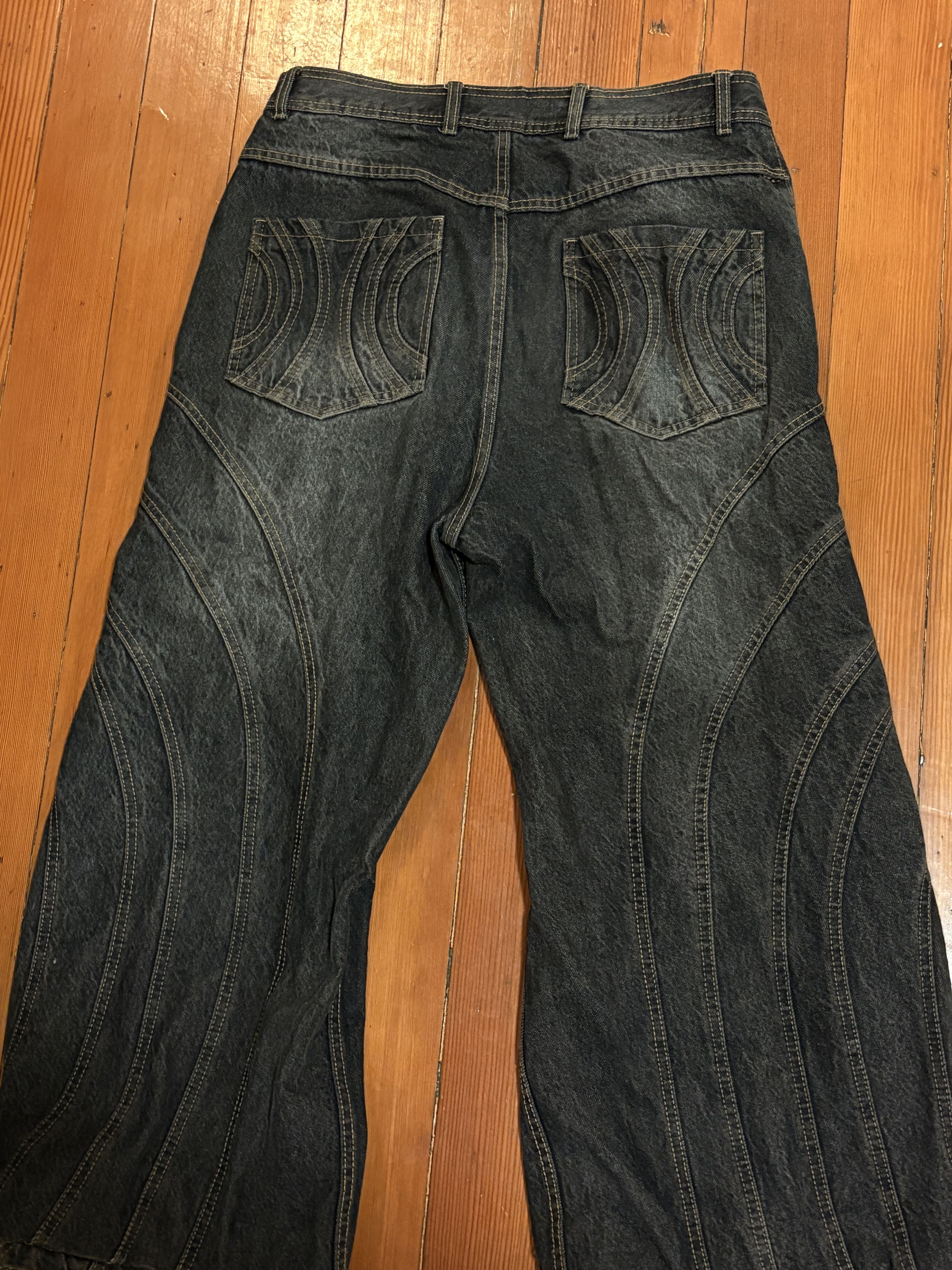 jOONIVERSE LAB Wide 5 Panel Denim - Stonewash Size US 32 / EU 48 - 4 Thumbnail