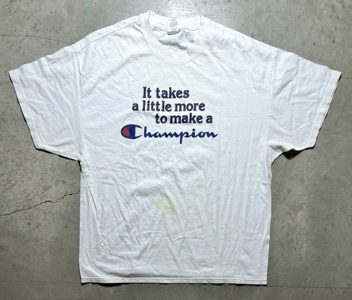 Champion × Vintage Vintage It Takes A Little More To Be A Champion size 2XL Size US XXL / EU 58 / 5 - 1 Thumbnail