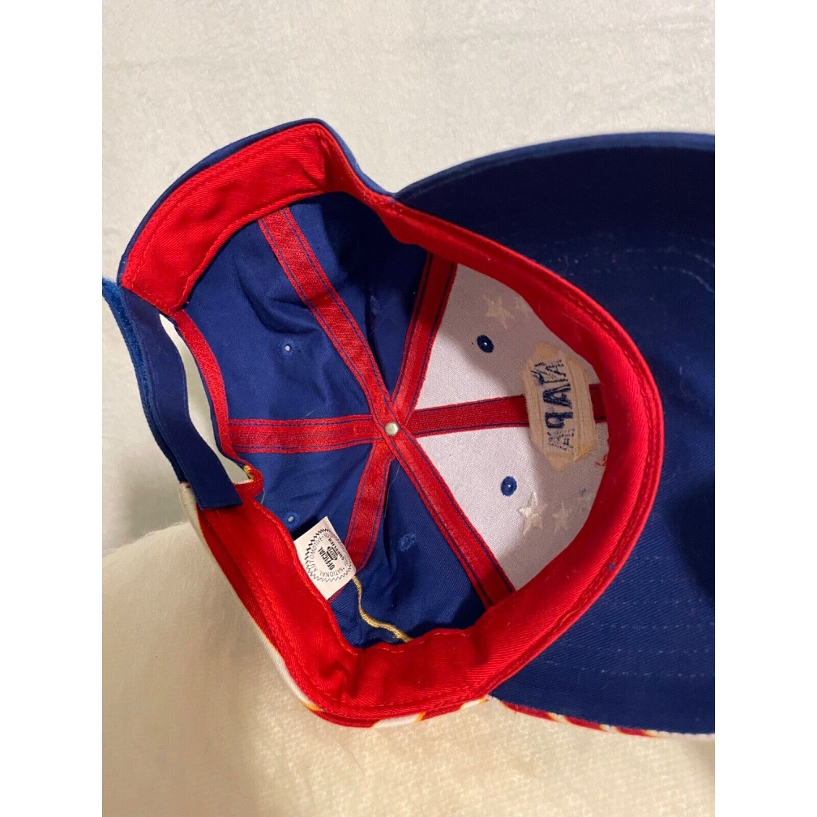 Vintage Vintage NAPA Racing Hat 15 Patriotic Stars Stripes Snapback Size ONE SIZE - 7 Thumbnail