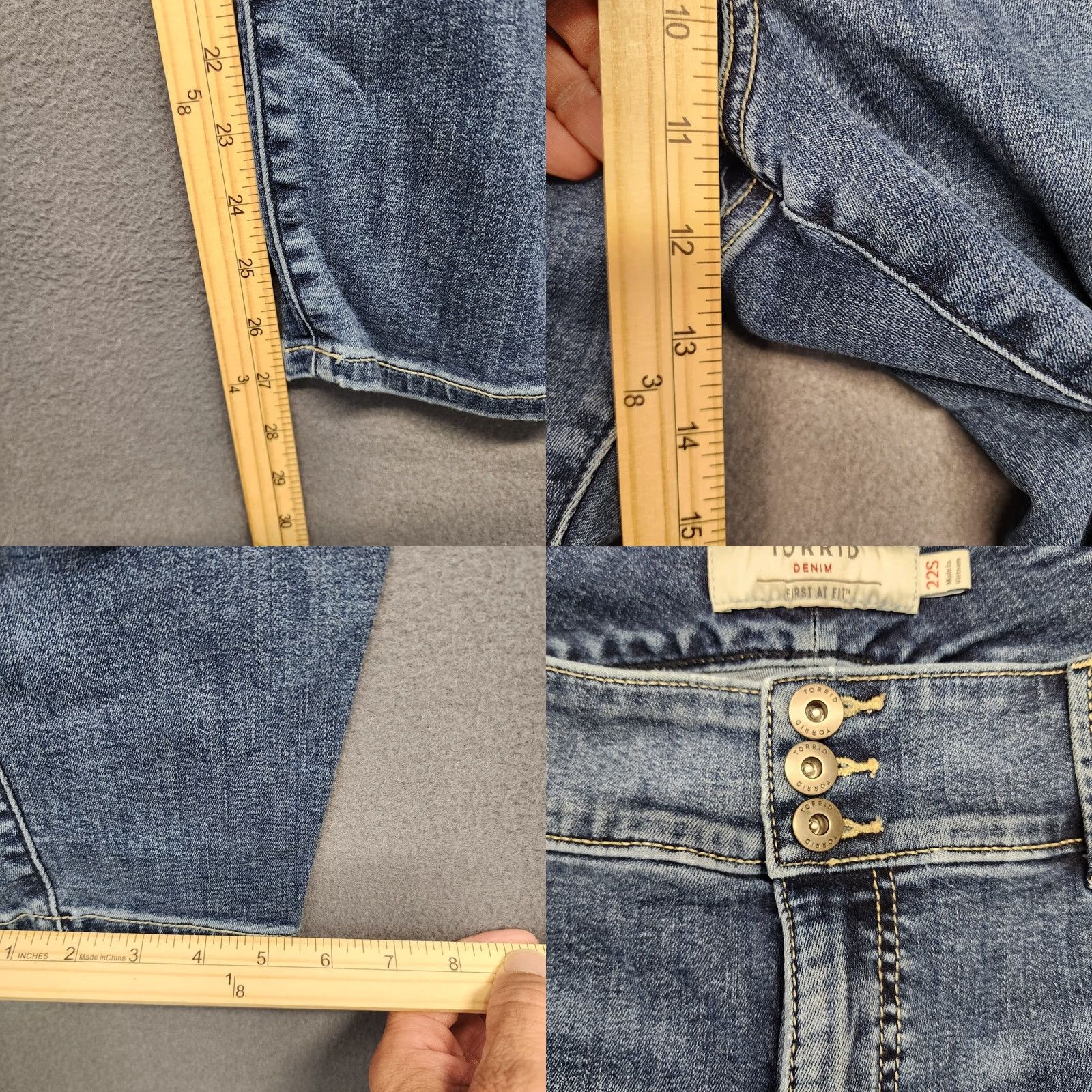 Torrid Torrid Jeans Jegging Women Plus Size 22S Blue Denim Stretch Casual Preppy Jeans 38 in Waist 27 in Inseam Womens Size 40" / US 18 - 8 Thumbnail