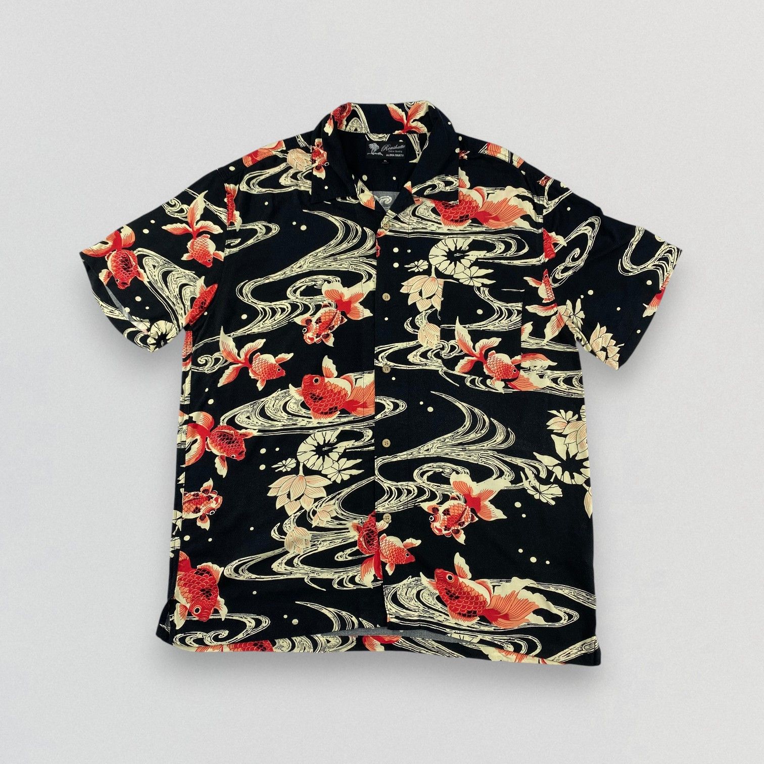 Vintage Roushatte Koi Fish Hawaiian Shirt HW010