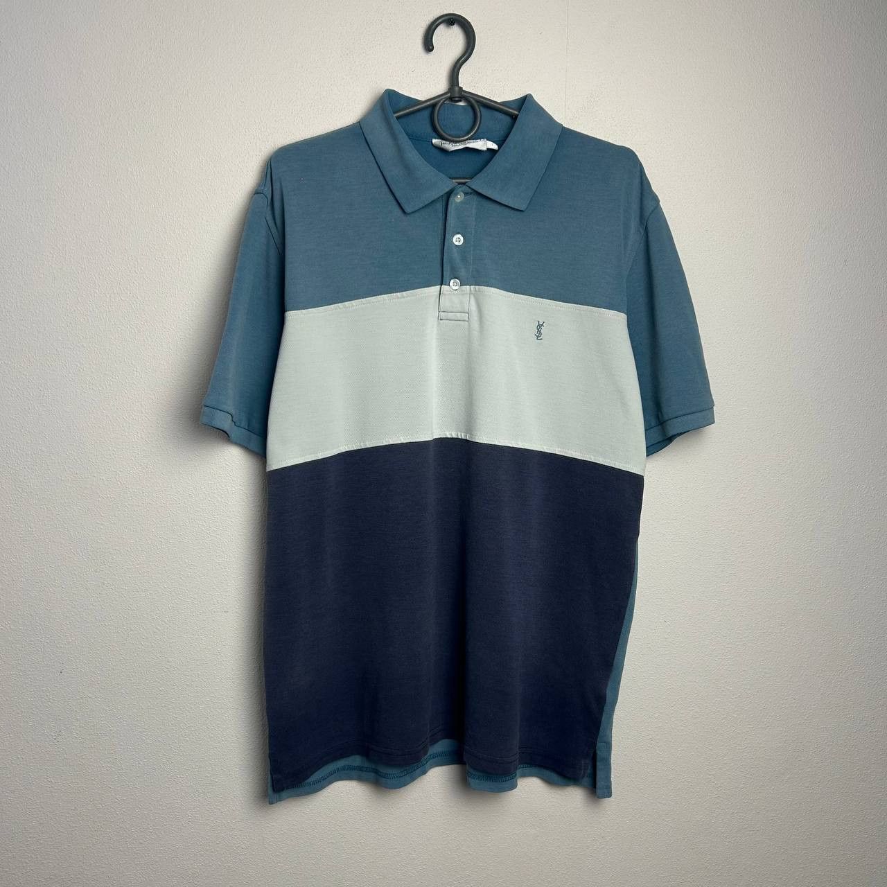 Yves Saint Laurent Luxury Yves saint laurent Small logo designer y2k polo Size US L / EU 52-54 / 3 - 1 Thumbnail