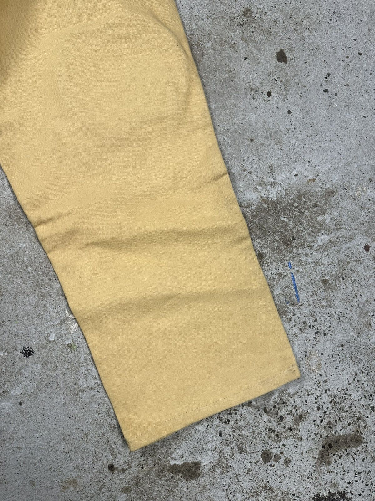 Le Laboureur Vintage 80/90s Yellow Workwear Double Knee Pants Size US 32 / EU 48 - 11 Thumbnail