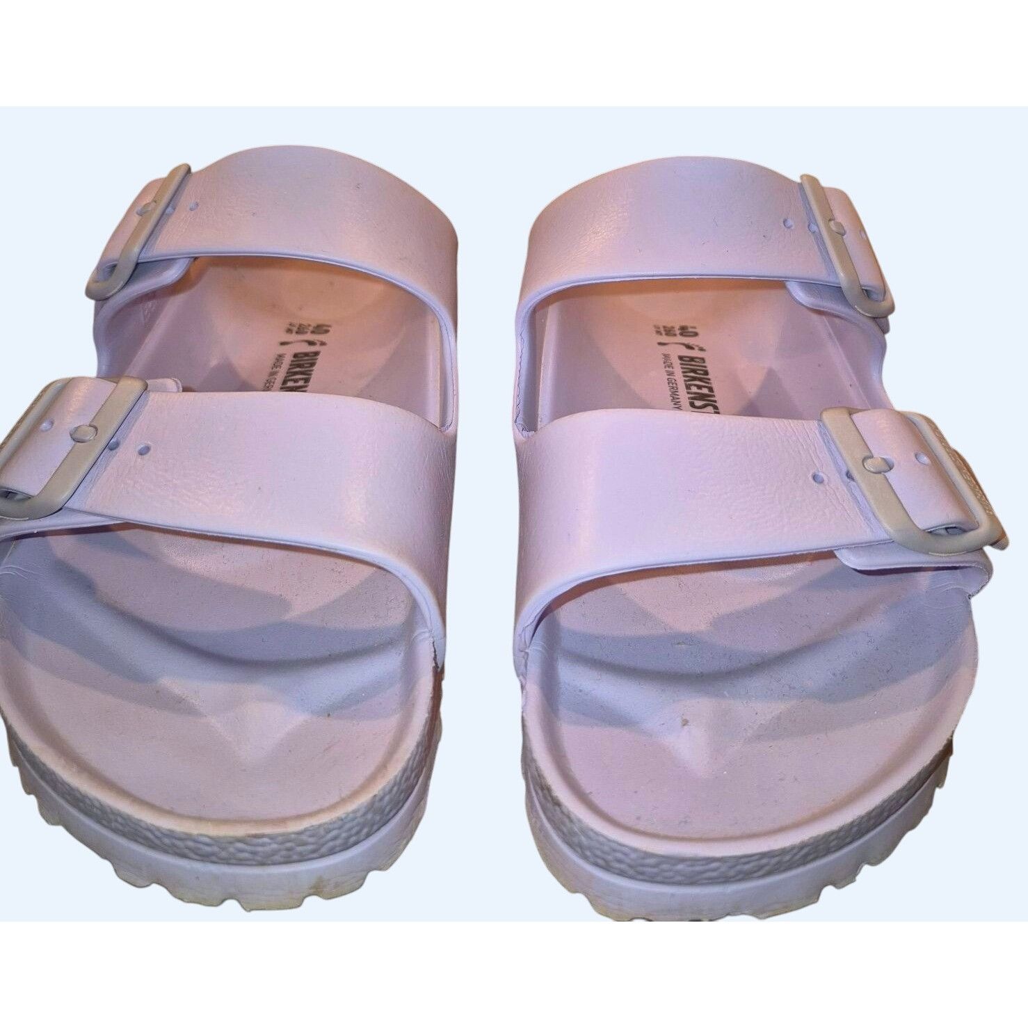 Birkenstock Birkenstock Womens Arizona EVA Sandals Light Purple Womens 9 Size US 9 / IT 39 - 3 Thumbnail