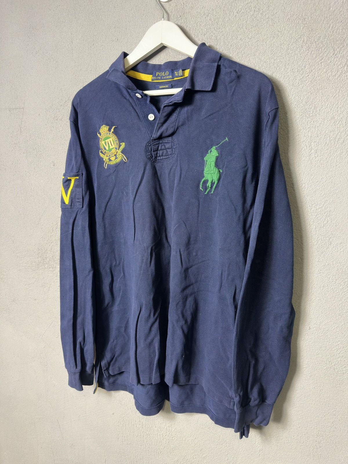 Polo Ralph Lauren Ralph Lauren Big Logo Y2K rugby long sleeve polo size XL Size US XL / EU 56 / 4 - 2 Thumbnail