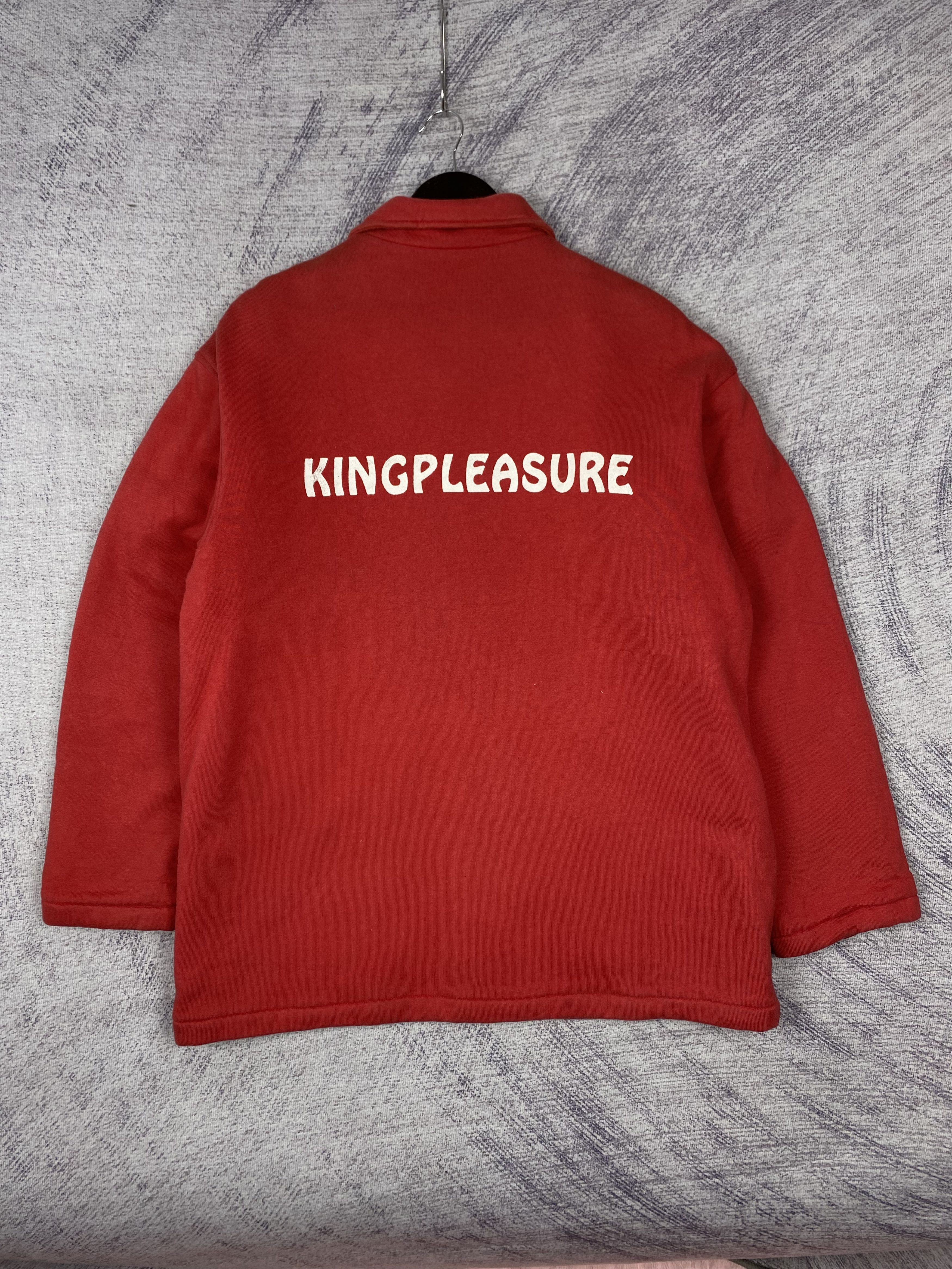 Japanese Brand Vintage King Pleasure Button Up Quilted Lining Field Jacket Size US L / EU 52-54 / 3 - 5 Thumbnail