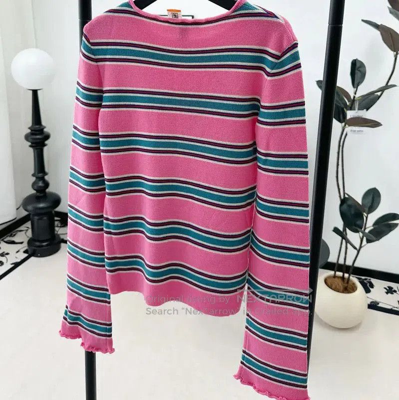 Louis Vuitton Louis Vuitton Spring Autumn Striped Wool Top . Size XS / US 0-2 / IT 36-38 - 1 Thumbnail