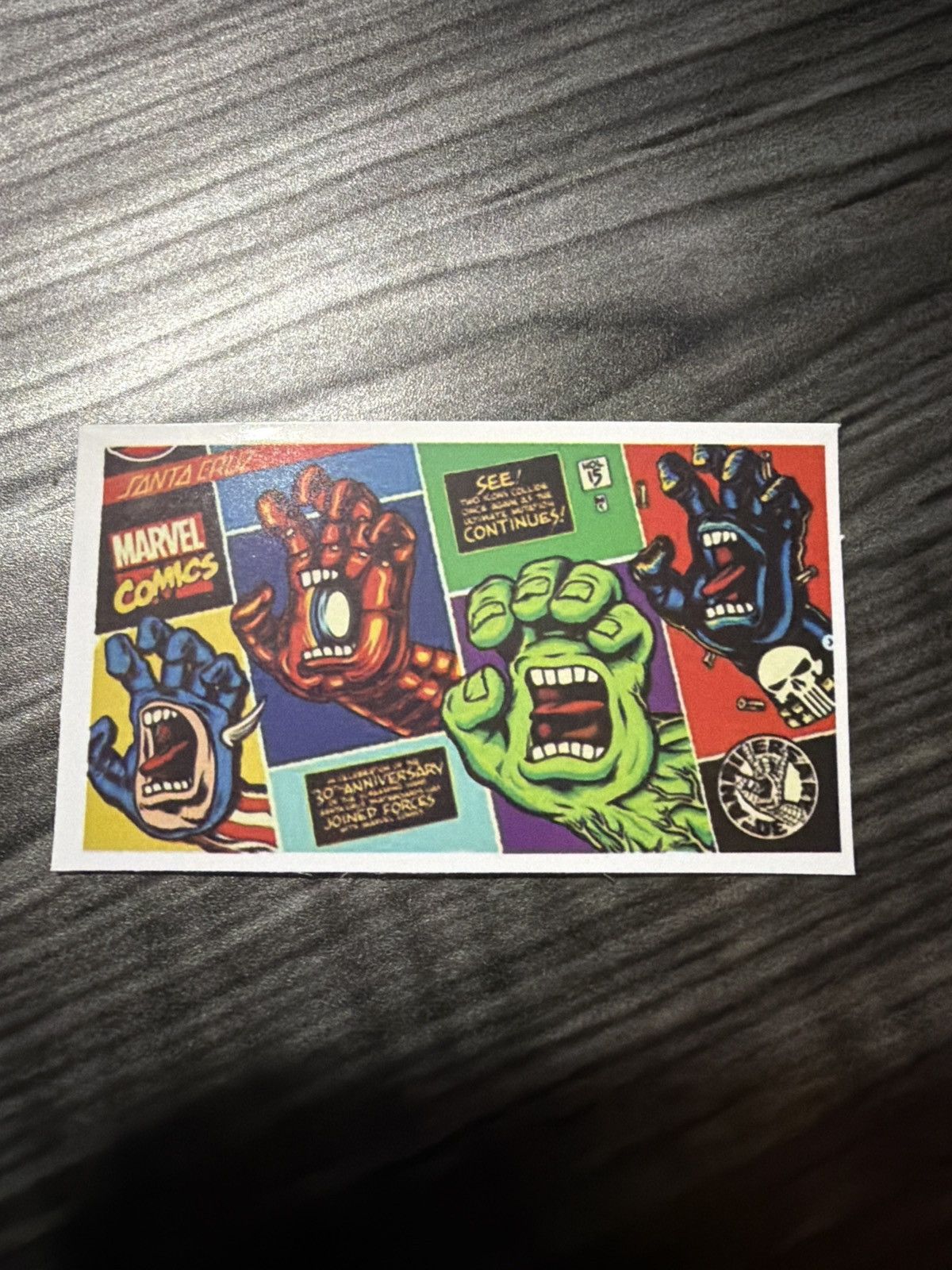Santa Cruz Skateboards Santa Cruz X Marvel Comics Screaming Hand Sticker Size ONE SIZE - 1 Thumbnail