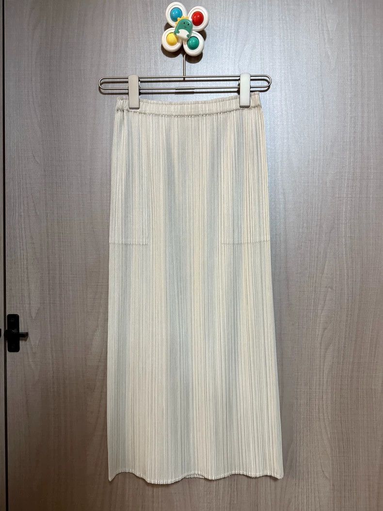Issey Miyake Issey Miyake size:1 White pleated skirt Size 42" / US 20 - 1 Thumbnail