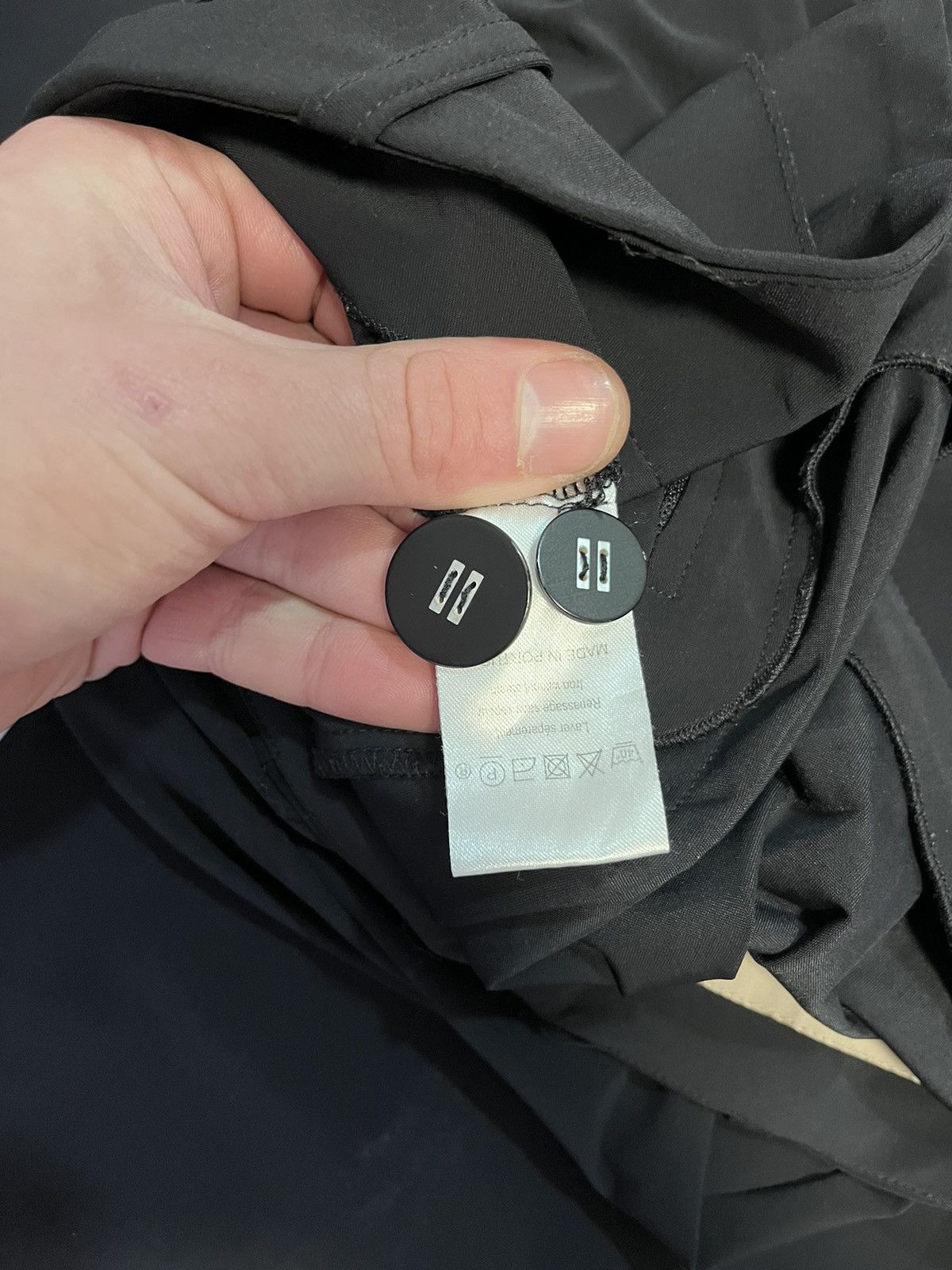 Marithe + Francois Girbaud Marithe Francois Girbaud Women Pants Black Nylon Size XL Size 34" / US 12 / IT 48 - 8 Thumbnail
