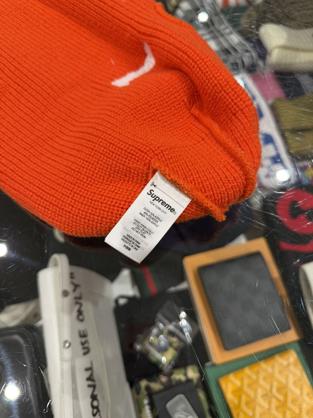 Supreme Supreme Reflective Balaclava Orange Size ONE SIZE - 4 Thumbnail