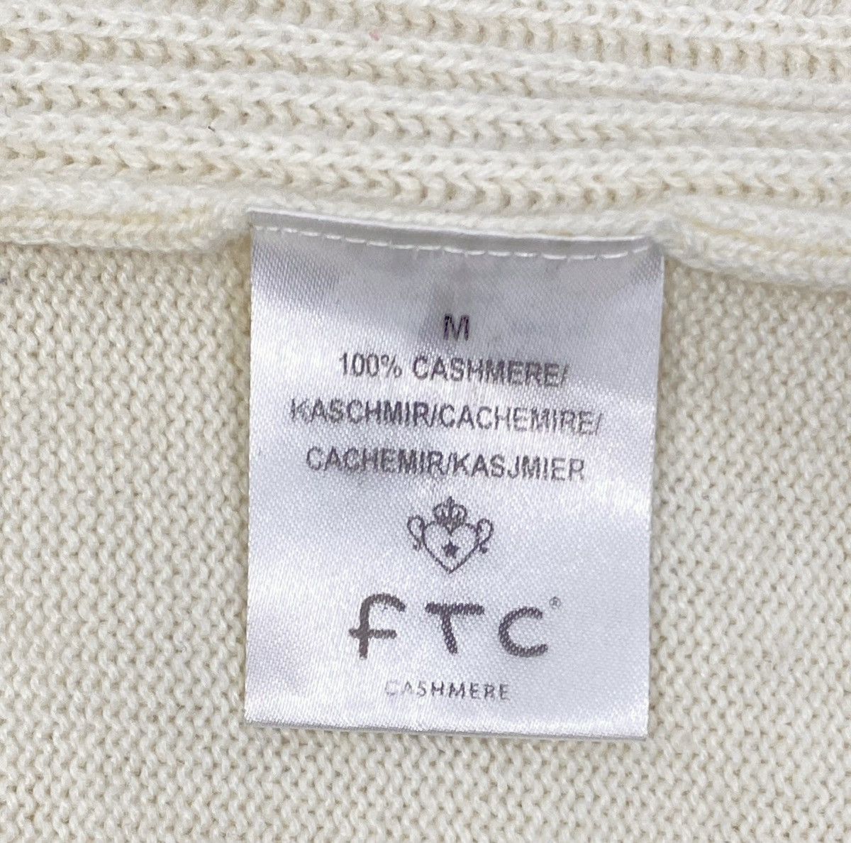 FTC FTC Cashmere Sweater Twill V-Neck Pullover Womens size M Size M / US 6-8 / IT 42-44 - 8 Thumbnail