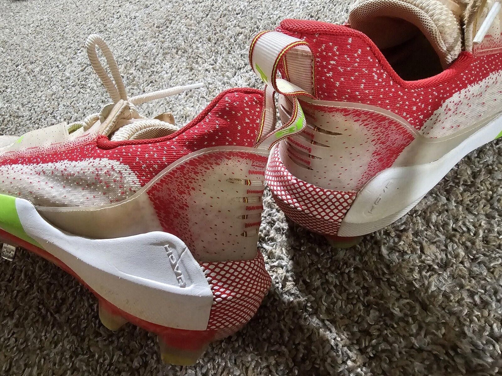 Under Armour Baseball Metal Under Armour Bryce Harper6 White Red 10.5 Size US 10.5 / EU 43-44 - 7 Thumbnail