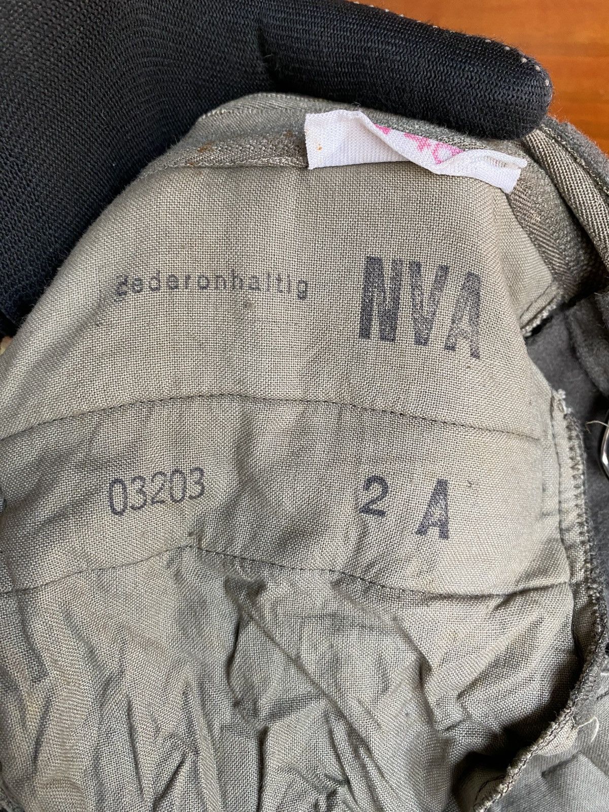 Vintage East German NVA Wool Military Trousers – Cold War Army Pants Size US 32 / EU 48 - 15 Thumbnail