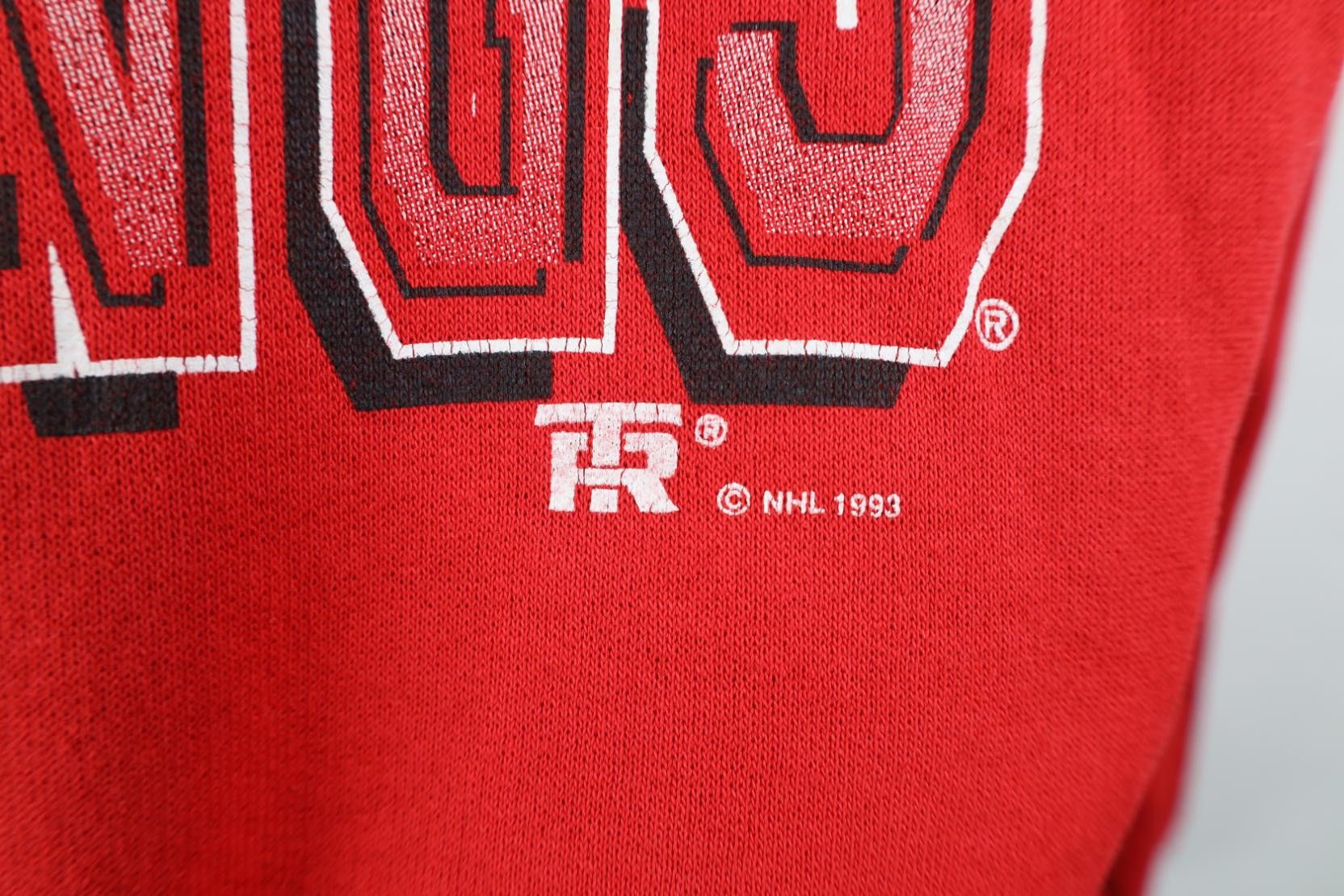 Vintage Vintage 90s Detroit Red Wings Hockey Hoodie Sweatshirt Red Size US S / EU 44-46 / 1 - 5 Thumbnail