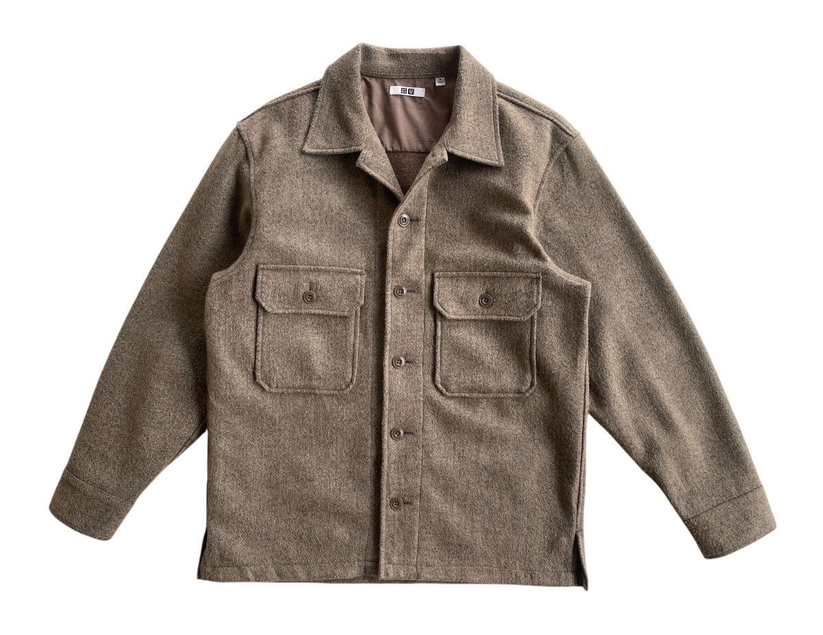 Japanese Brand × Lemaire × Uniqlo Uniqlo X Lemaire Sandy Beige Shirt Size US M / EU 48-50 / 2 - 3 Thumbnail