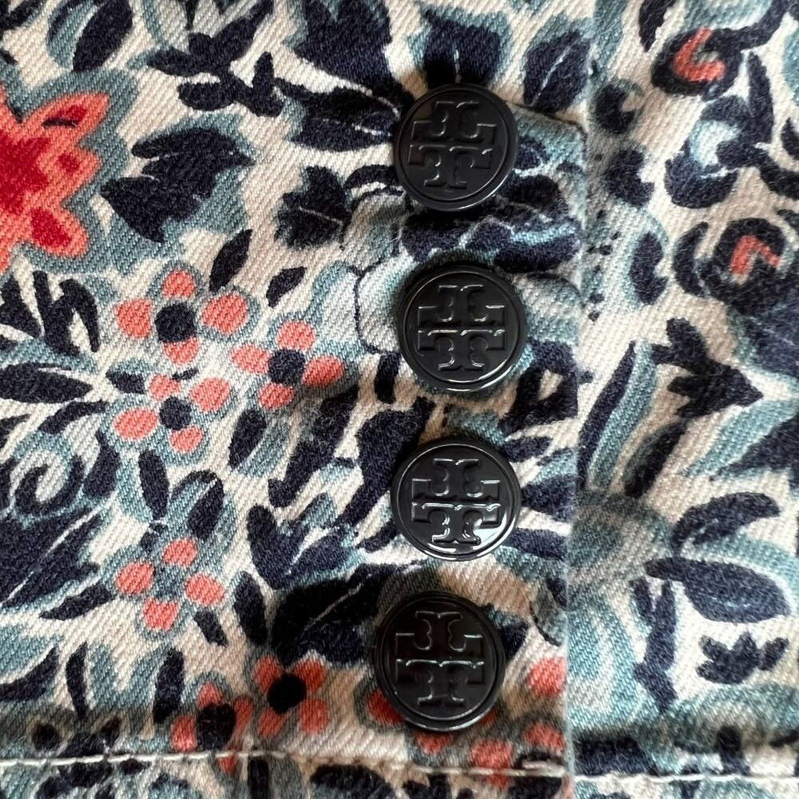 Tory Burch TORY BURCH Blue Printed Skinny Leg Jeans, US24 SRP: $250 Size 24" / US 00 / IT 34 - 7 Thumbnail