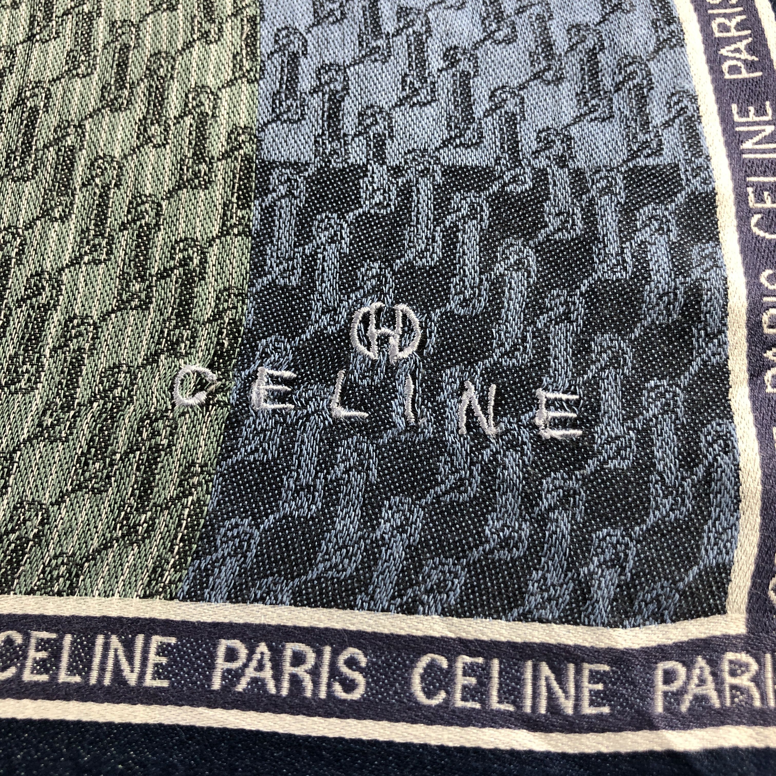 Celine Celine Handkerchief Neckerchief Bandana H2792 Size ONE SIZE - 4 Thumbnail