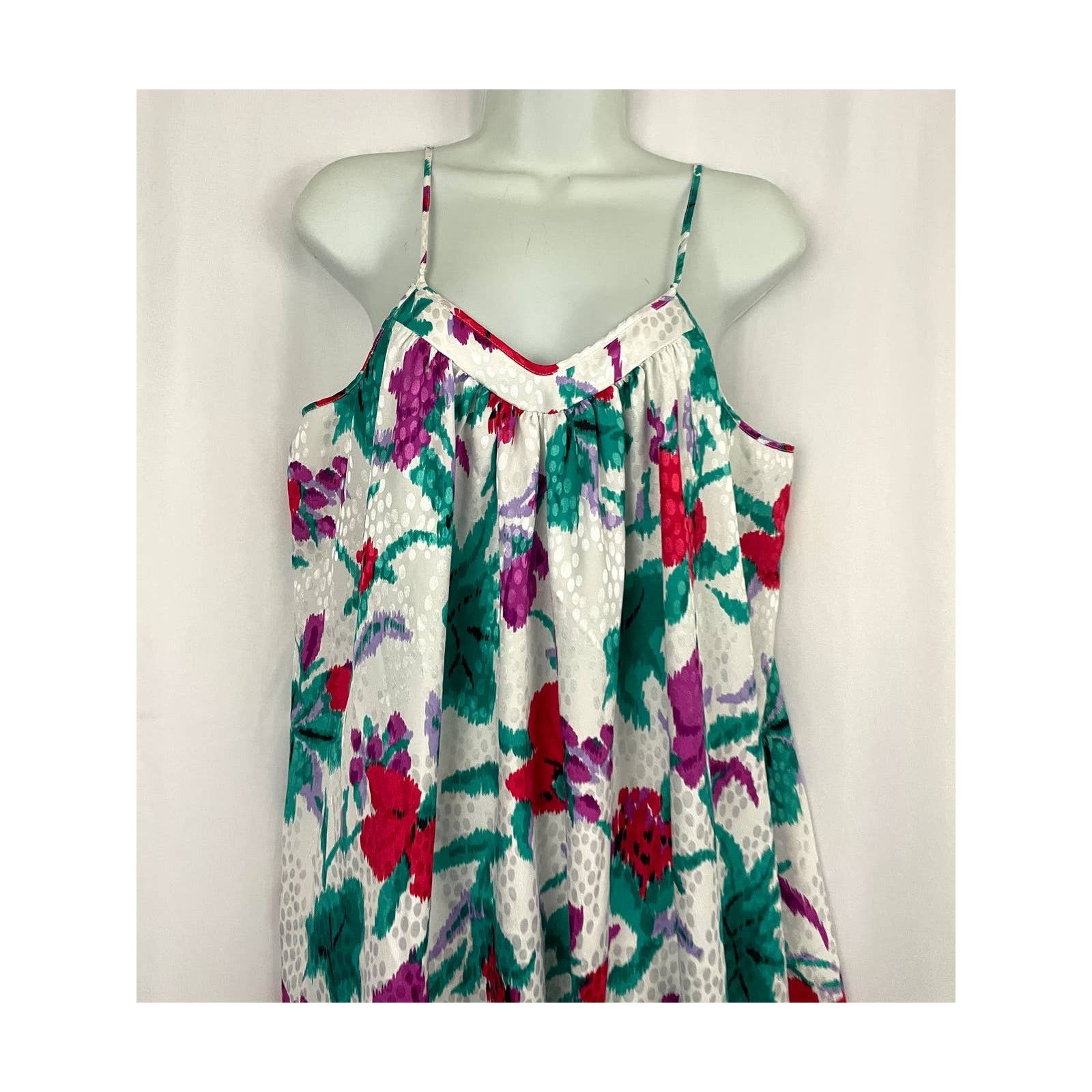 Neiman Marcus VTG Neiman Marcus Floral Nightgown Robe Set Mary McFadden Size ONE SIZE - 13 Thumbnail