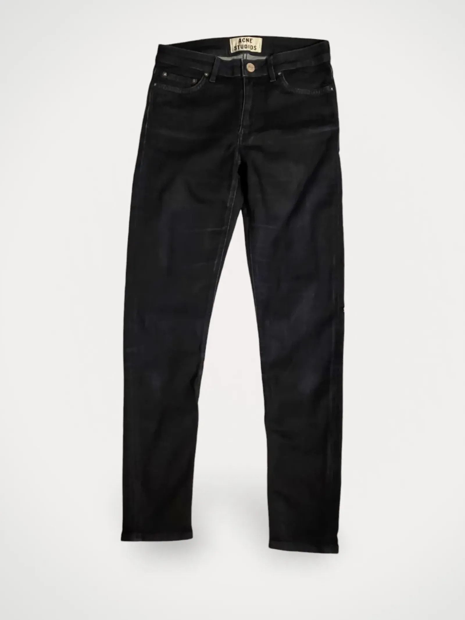 ACNE Studios fashion Skin 5 Used Black Jeans Peg Skinny Denim