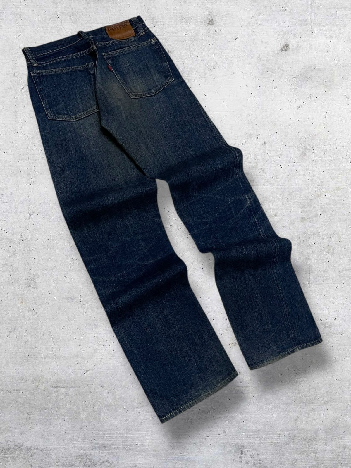Sugar Cane VINTAGE SUGAR CANE JAPAN DESIGNER 90S OG SELVEDGE DENIM Size US 27 - 10 Thumbnail