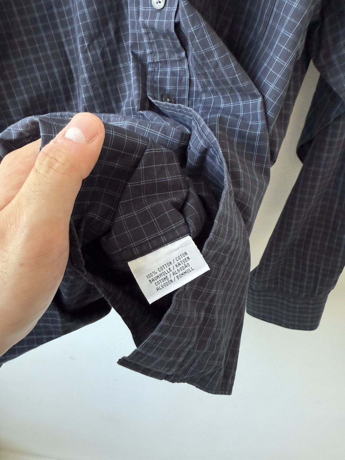 Burberry Thomas Burberry Vintage Mens Chek Shirts Size US XL / EU 56 / 4 - 8 Thumbnail