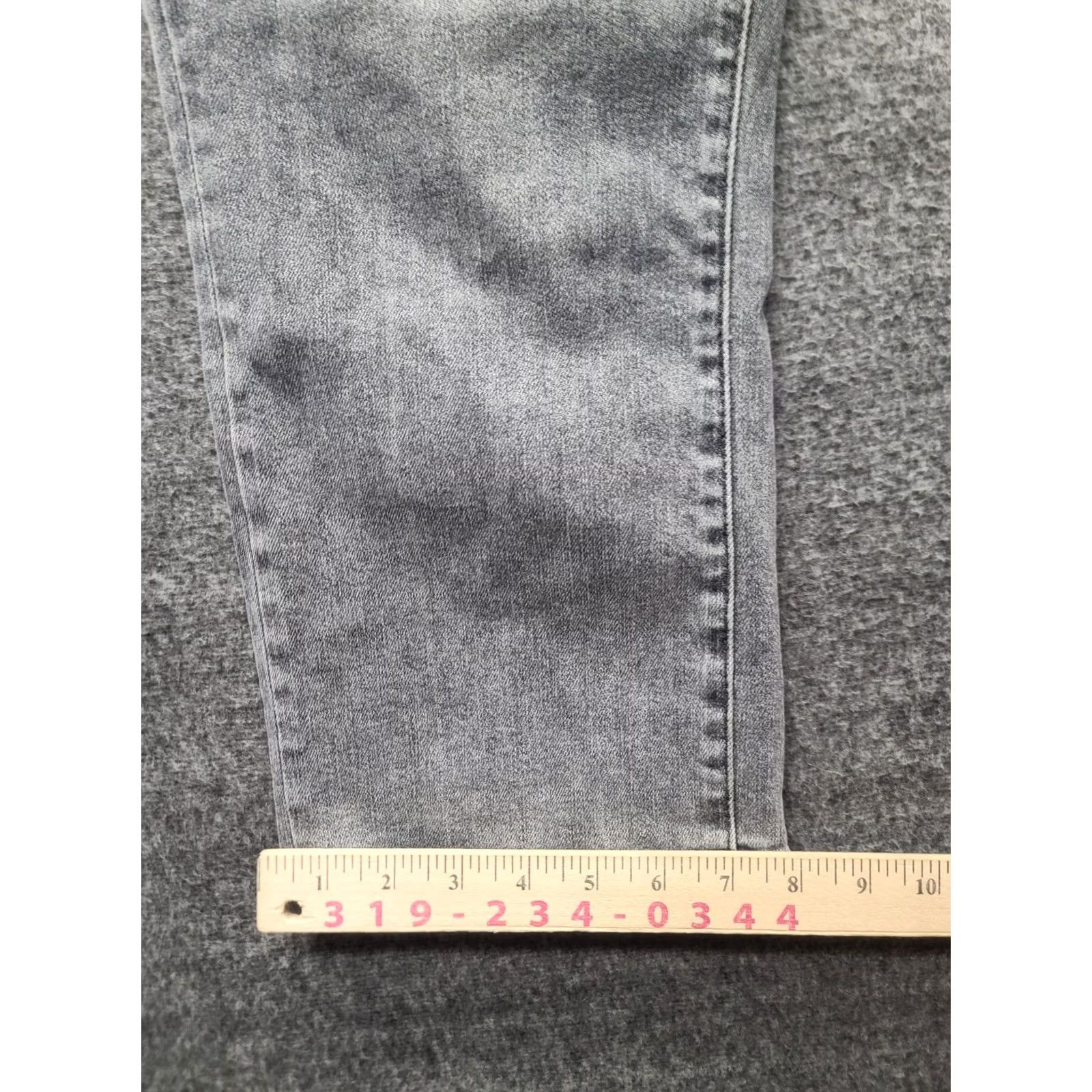Vintage Judy Blue Jeans Womens 18W Regular Fit Straight Leg Button Fly Charcoal Stretch Denim Pants Size 40" / US 18 - 6 Thumbnail