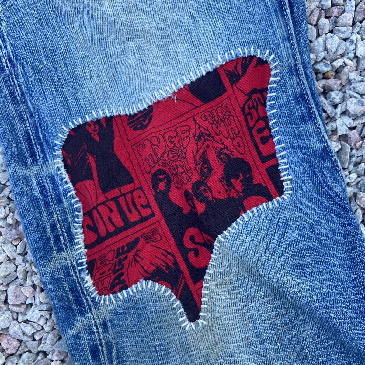 Hysteric Glamour × Seditionaries DISTRESSED HYSTERIC GLAMOUR SELVEGDE JEANS Size US 29 - 5 Thumbnail