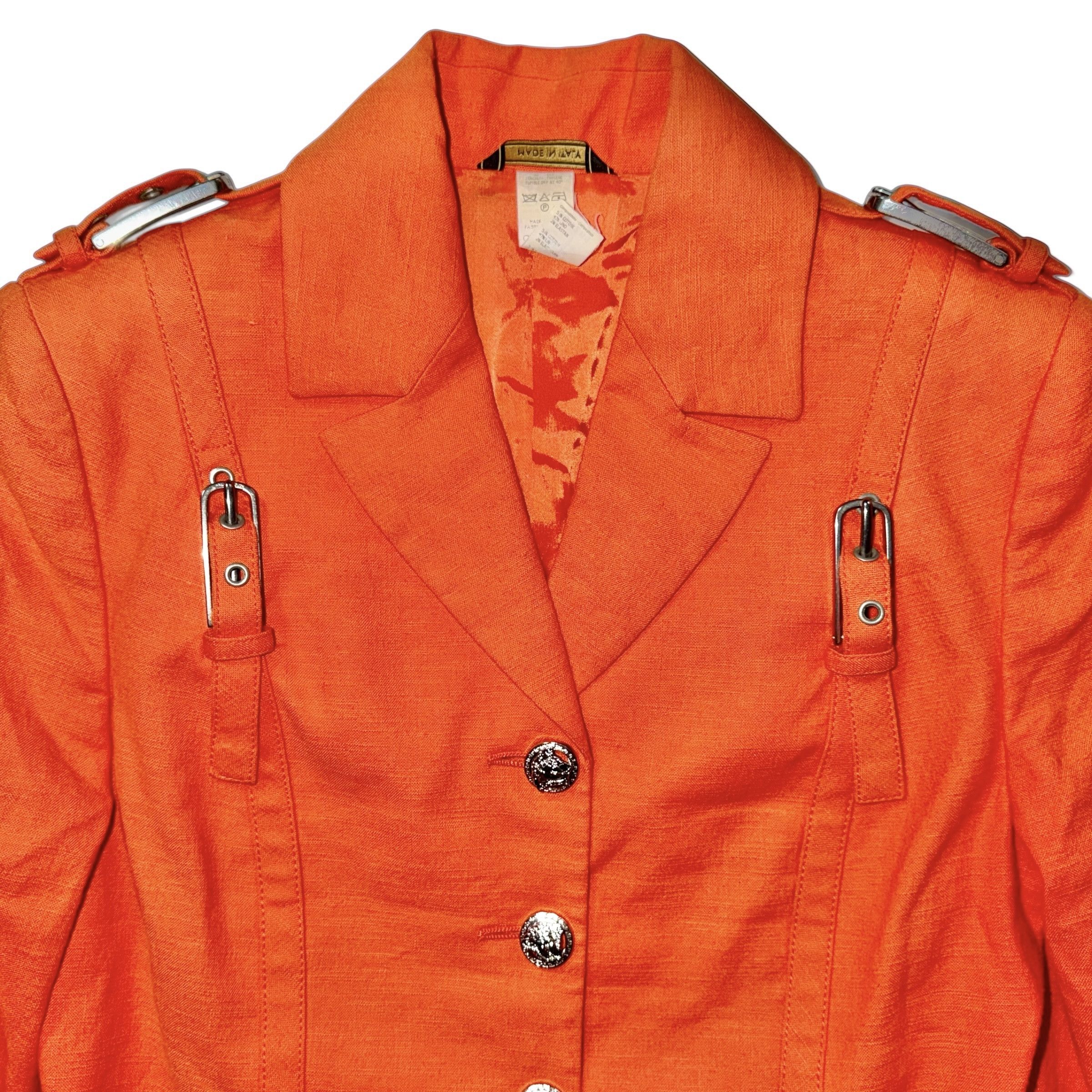 Versace GIANNI VERSACE VINTAGE BONDAGE JACKET Size S / US 4 / IT 40 - 8 Thumbnail