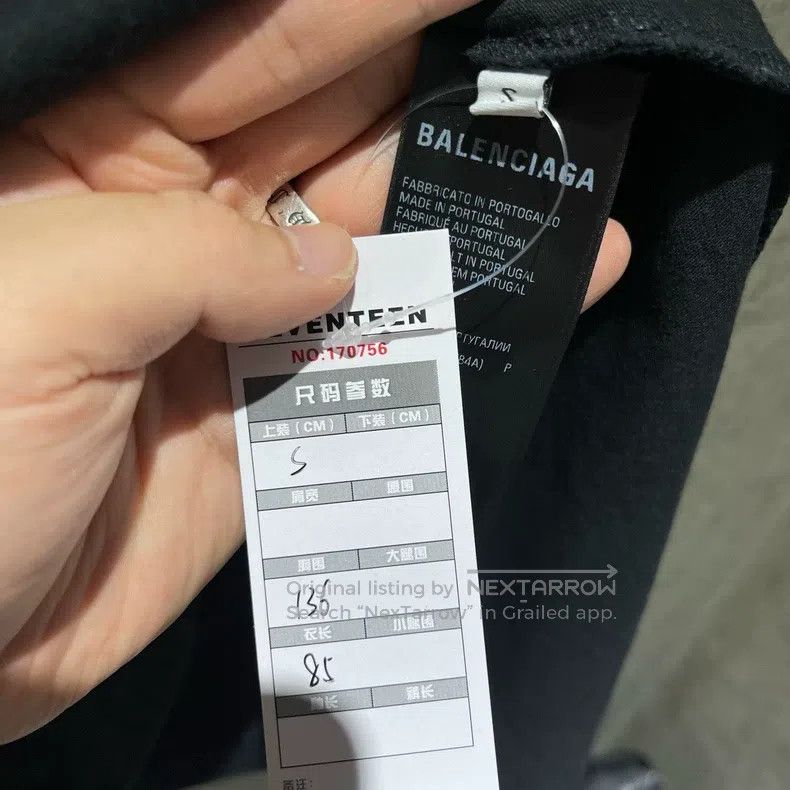 Balenciaga Balenciaga Eiffel Tower Polaroid Photo Black Short Sleeve Size US S / EU 44-46 / 1 - 6 Thumbnail