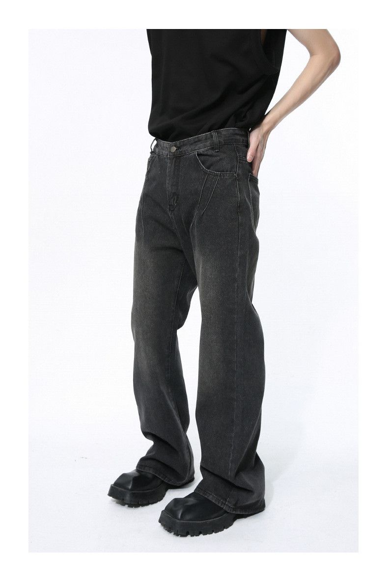 Japanese Brand × Jean Vintage Washed Straight Flare Jeans Size US 32 / EU 48 - 4 Thumbnail