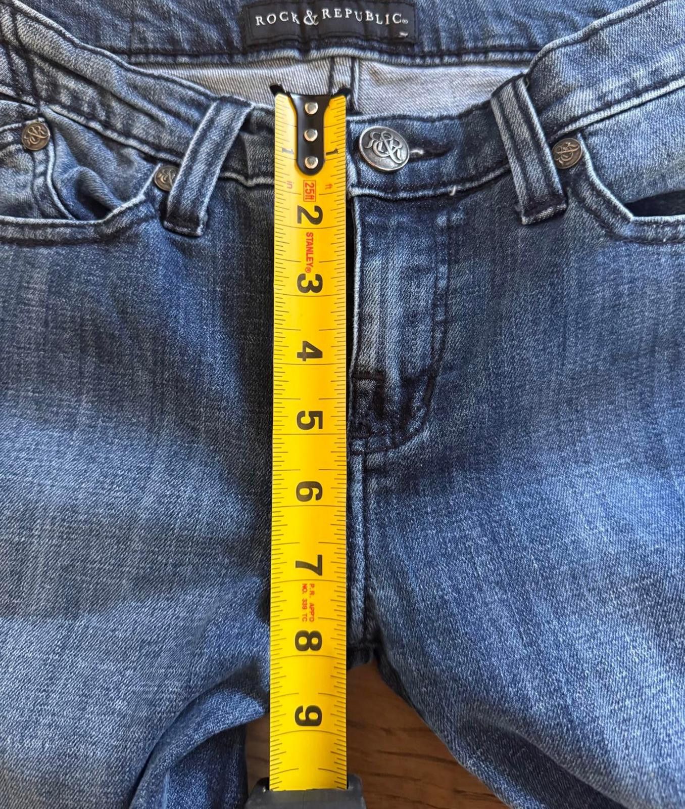 Rock & Republic Rock & Republic Blue Denim Jeans-Size 6 Size 28" / US 6 / IT 42 - 7 Thumbnail