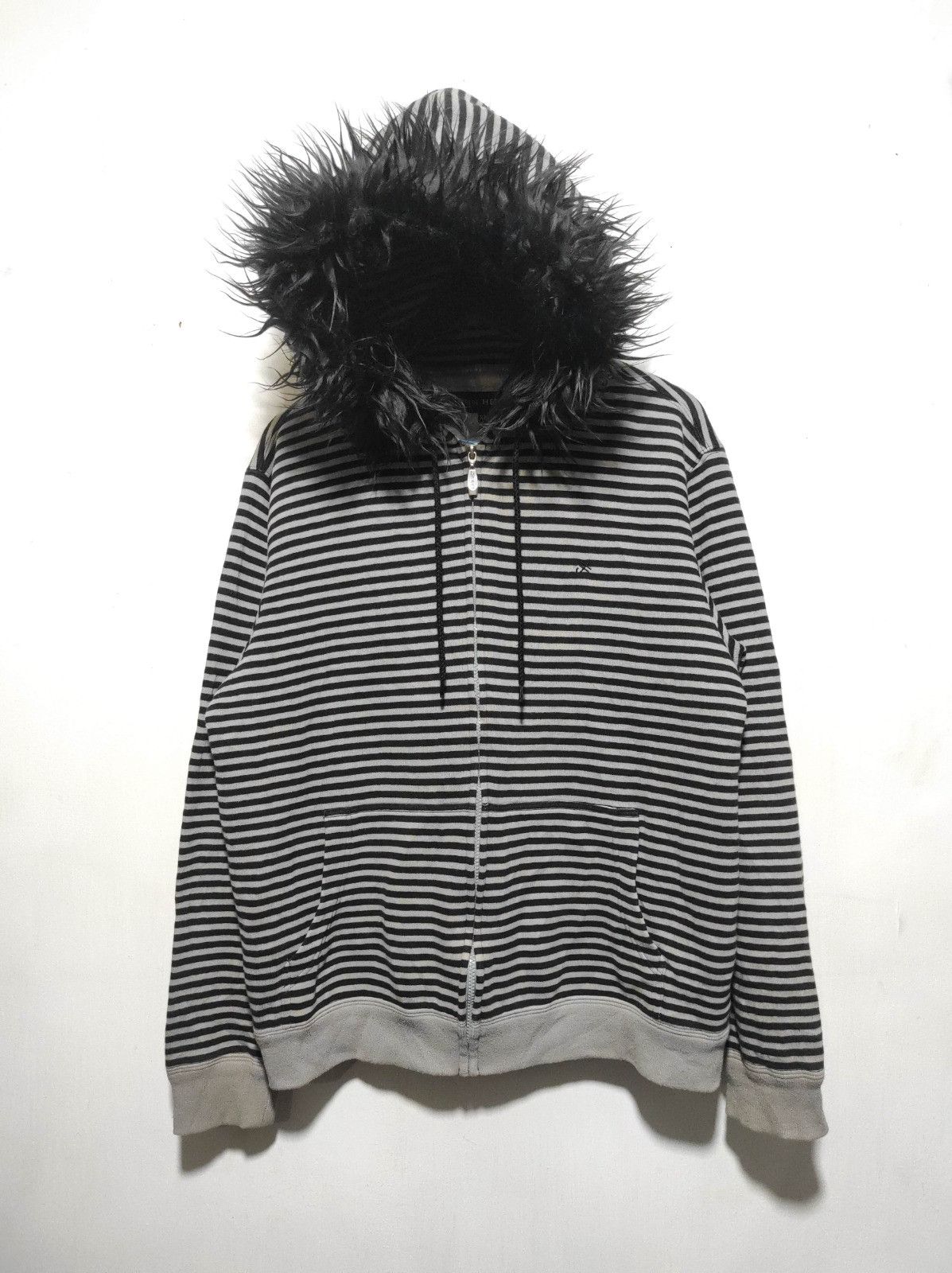 John Henry John Hendry stripe zip fur hoodie ifsix LGB style Size US XL / EU 56 / 4 - 2 Thumbnail