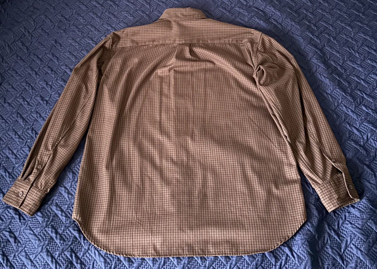 Flannel × Japanese Brand × Uniqlo Uniqlo Brown Plaid Button Down Shirt Size US S / EU 44-46 / 1 - 3 Thumbnail