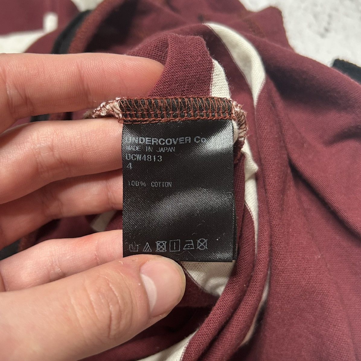 Undercover Undercover stripped shirt 2019SS runway longsleeve Size US L / EU 52-54 / 3 - 7 Thumbnail