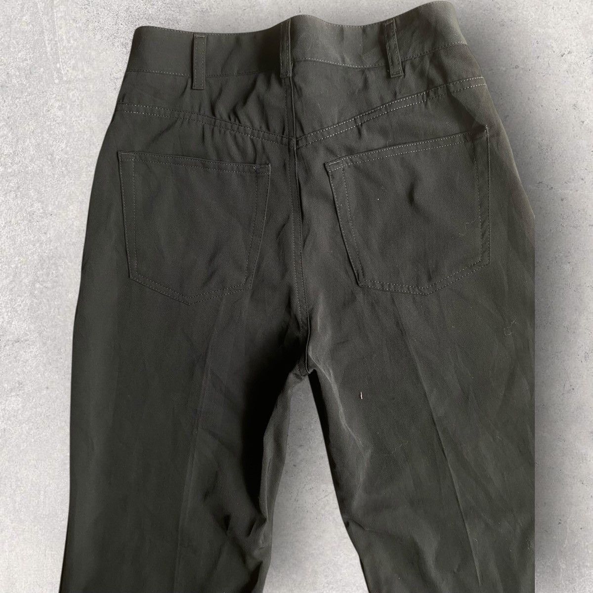 Balenciaga SS21 Stretch Wool Tailor Bootcut Trousers Size 27" / US 4 / IT 40 - 4 Thumbnail