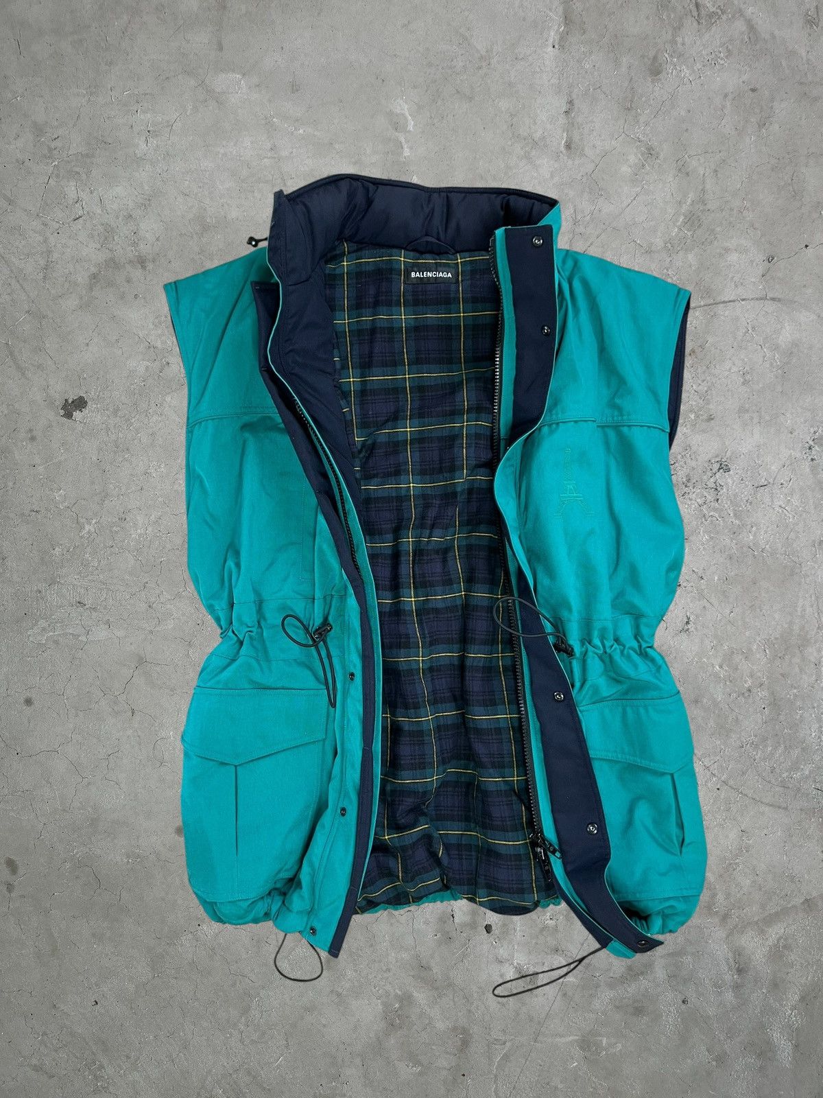 Balenciaga Balenciaga Paris Vest Size US L / EU 52-54 / 3 - 3 Thumbnail