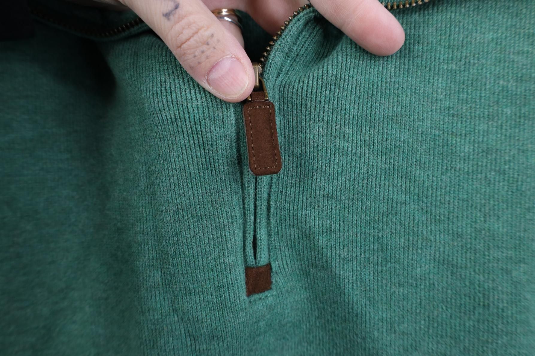 Polo Ralph Lauren Vintage 90s Ralph Lauren Knit 1/4 Zip Pullover Sweater Green Size US XXL / EU 58 / 5 - 5 Thumbnail