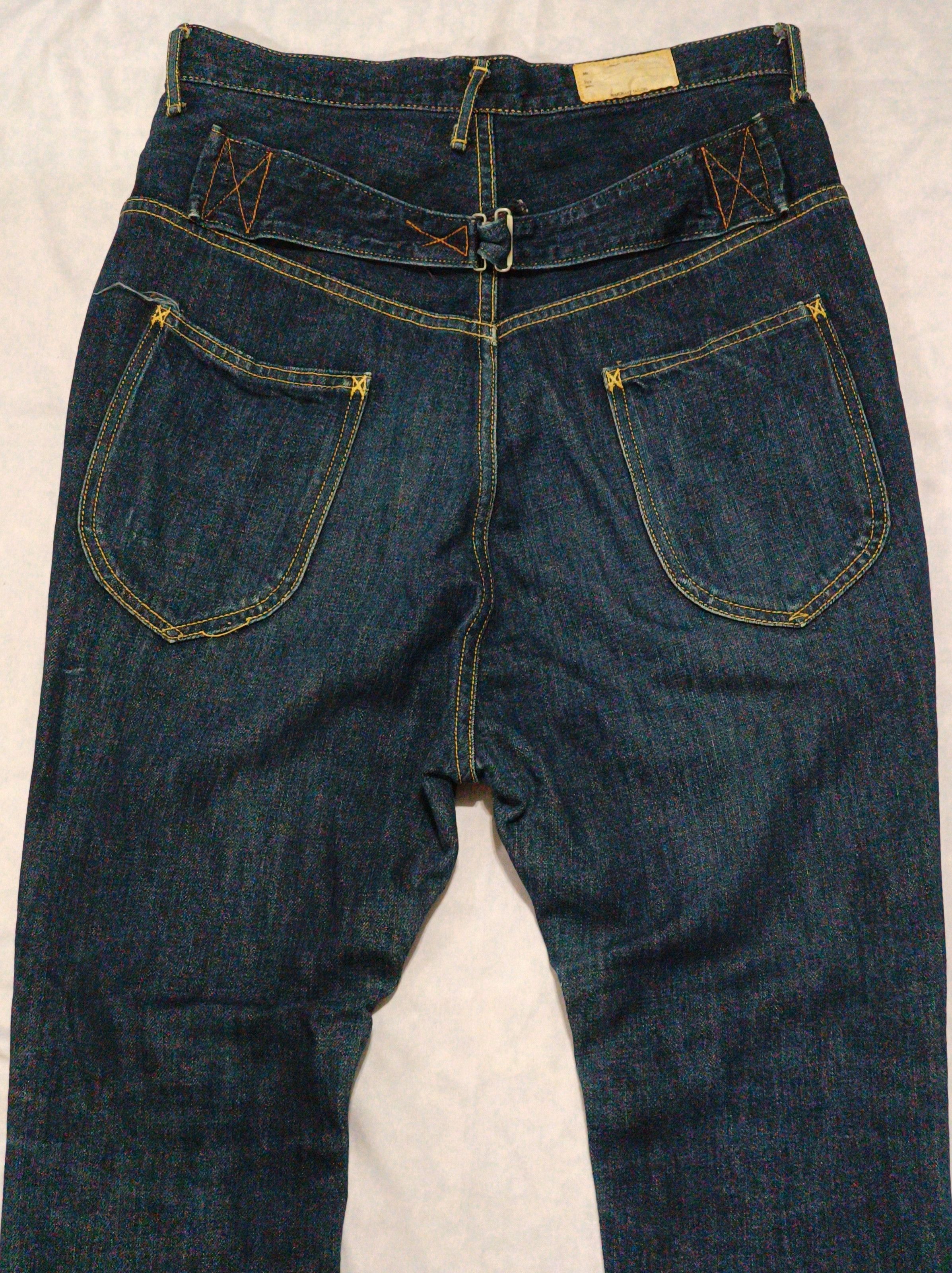 Kapital Kapital Solid Saruel buckle back high-waist denim pants XS Size US 29 - 6 Thumbnail