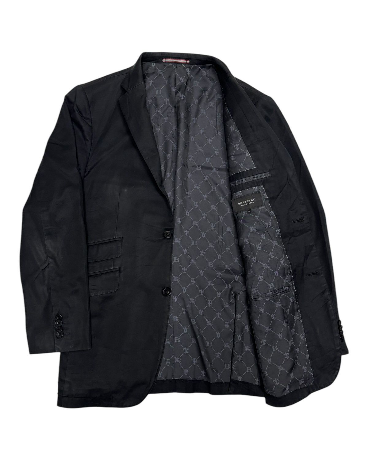 Black Label × Burberry × Burberry Prorsum ❤️‍🔥BURBERRY BLACK LABEL BUTTON BLAZER JACKET Size US M / EU 48-50 / 2 - 2 Thumbnail