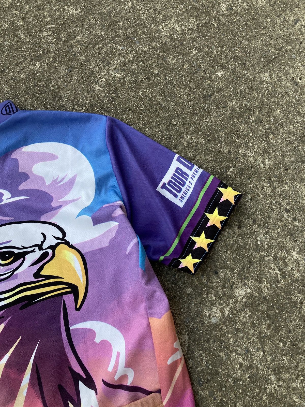Japanese Brand × Vintage 90s Vintage Giordana bike eagle jersey Size US XL / EU 56 / 4 - 5 Thumbnail