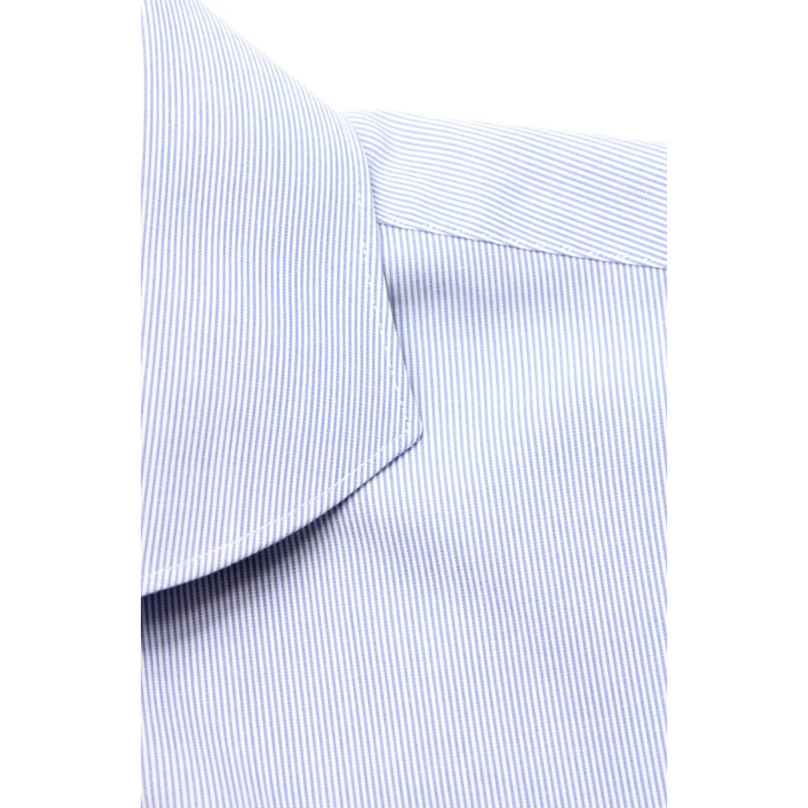 Suitsupply SUITSUPPLY Extra Slim Fit Formal Shirt Men's 41 / 16 Cutaway Collar Blue Size 42R - 6 Thumbnail