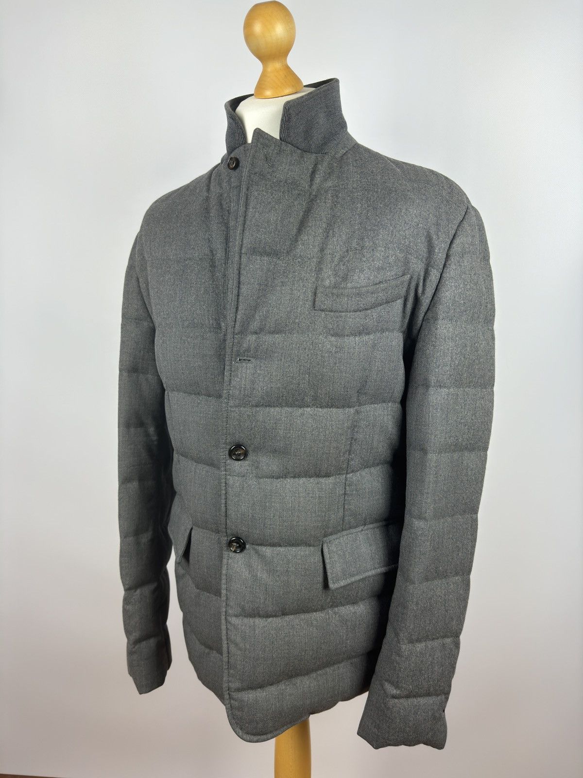 Moncler Moncler Wool Blazer Down Jacket 1700€ Size US L / EU 52-54 / 3 - 3 Thumbnail