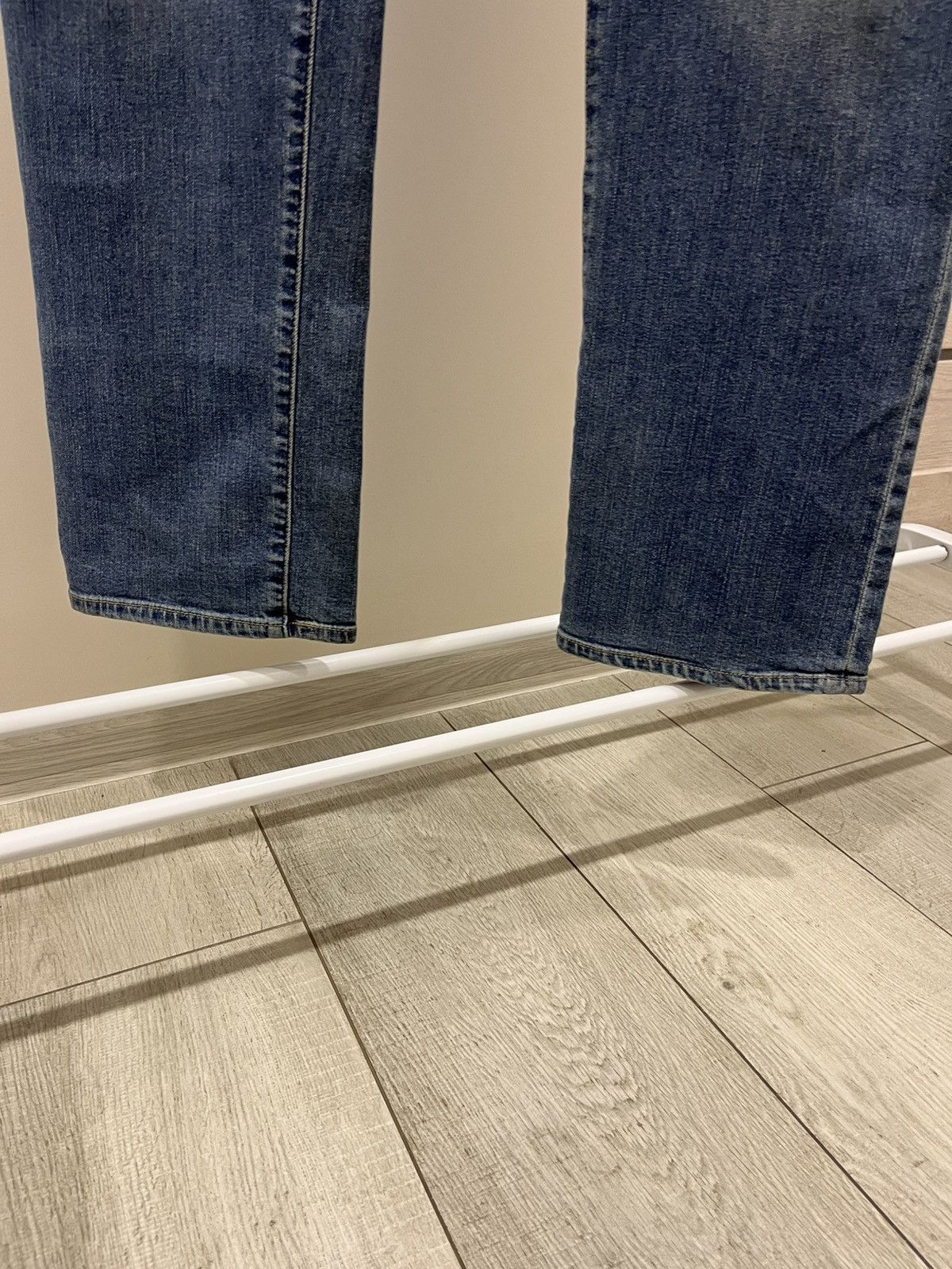 Armani Vintage ARMANI JEANS Wide Leg Baggy Distressed Washed Pants Size US 33 - 4 Thumbnail