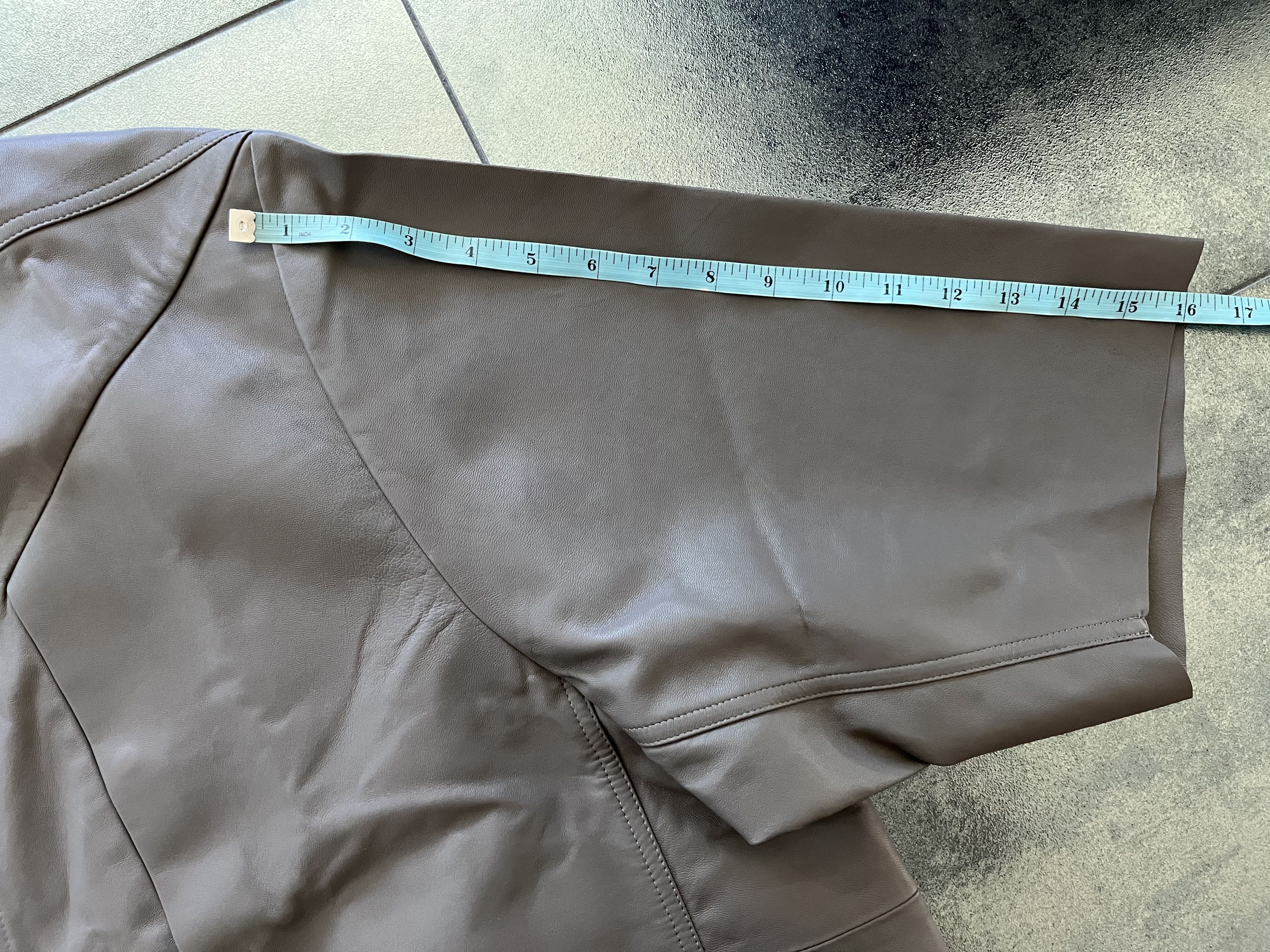 Rick Owens Rick Owens EDFU SS23 Gray Dust Faun Leather Jacket Size US M / EU 48-50 / 2 - 8 Thumbnail