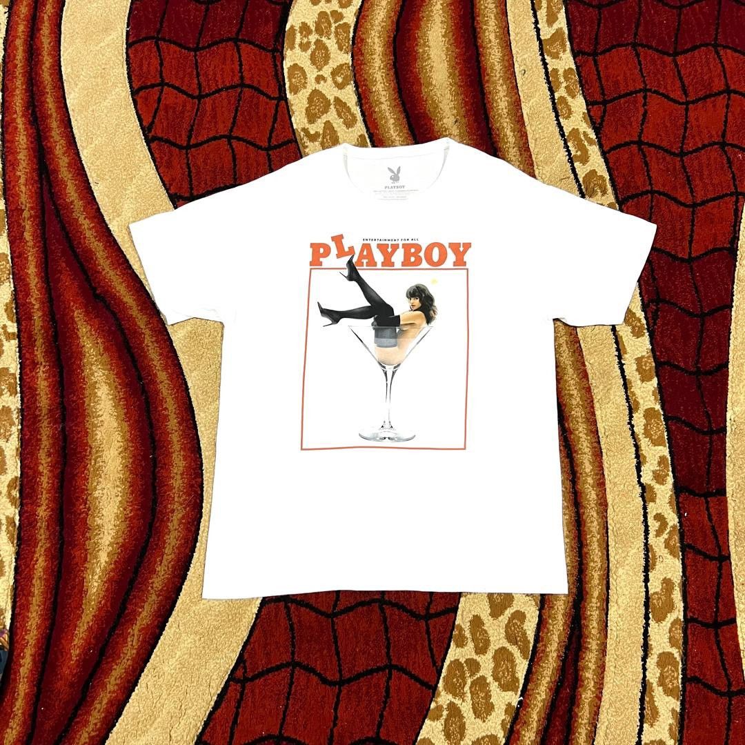 Naked & Famous Vintage Playboy Famous Porno Celebrities Naked T Shirt Size US L / EU 52-54 / 3 - 2 Thumbnail