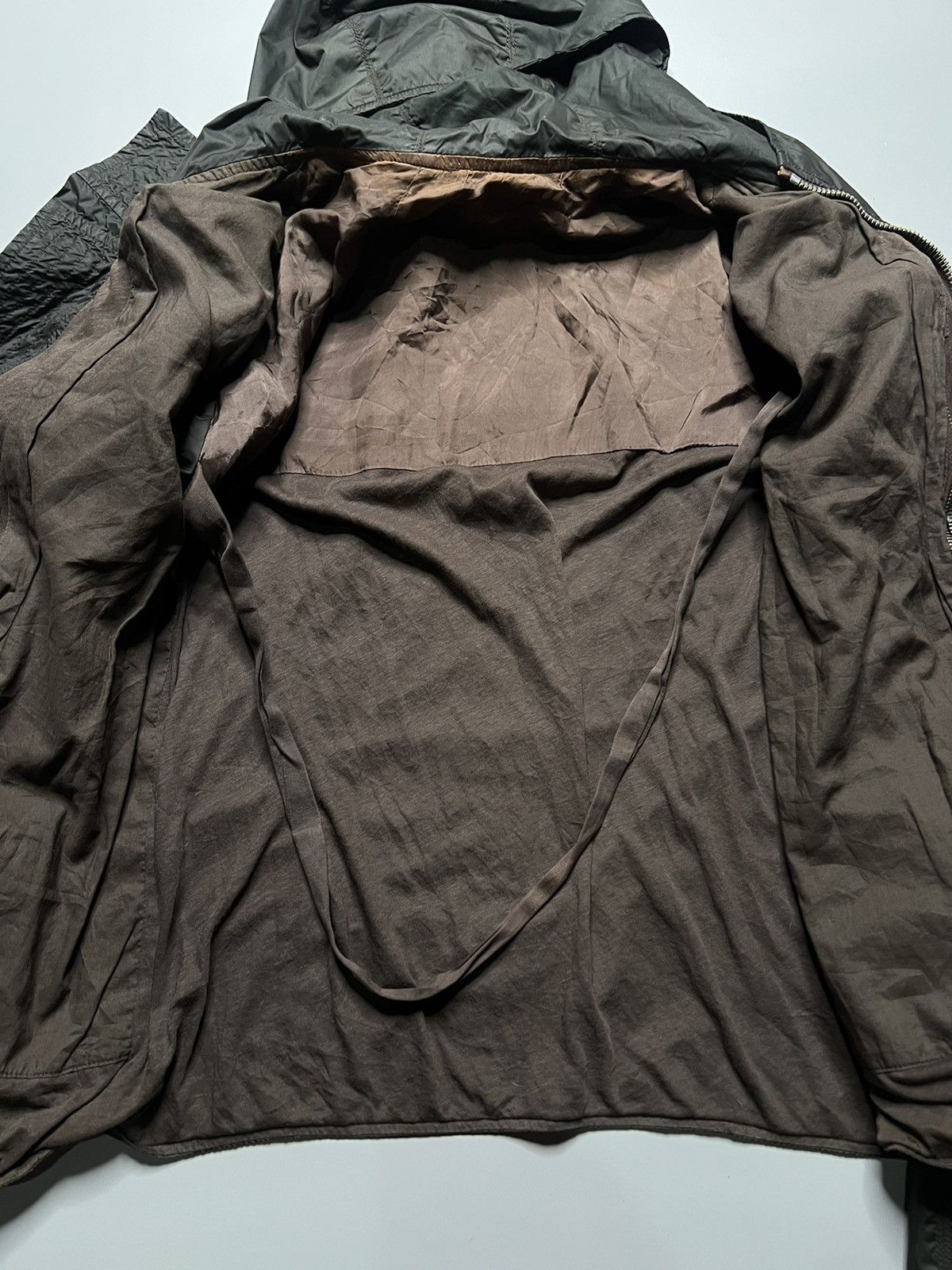 Rick Owens Archive Rick Owens Nylon hooded Bomber With Sling Attached Size US M / EU 48-50 / 2 - 4 Thumbnail