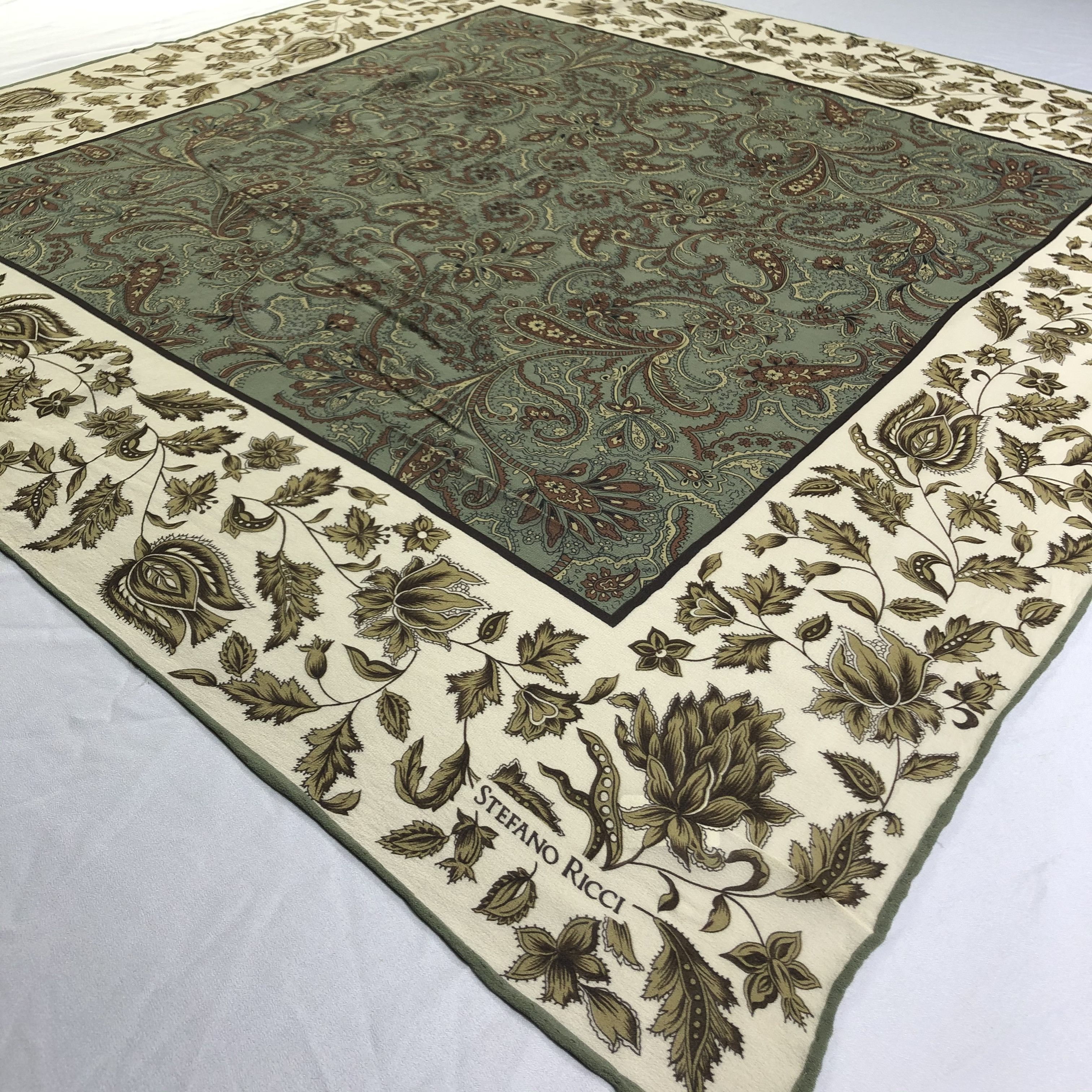 Stefano Ricci × Vintage Vintage Stefano Ricci Silk Scarf Size ONE SIZE - 3 Thumbnail
