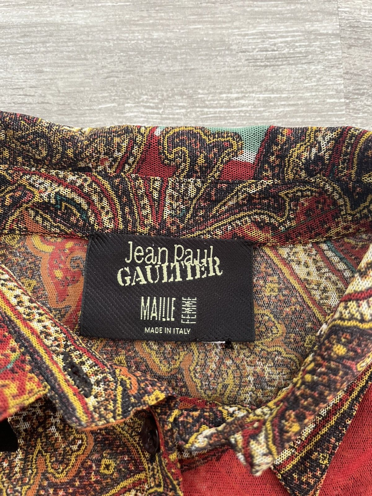 Jean Paul Gaultier × Vintage Vintage Jean Paul Gaultier Meille Femme Mesh Top Size M / US 6-8 / IT 42-44 - 5 Thumbnail