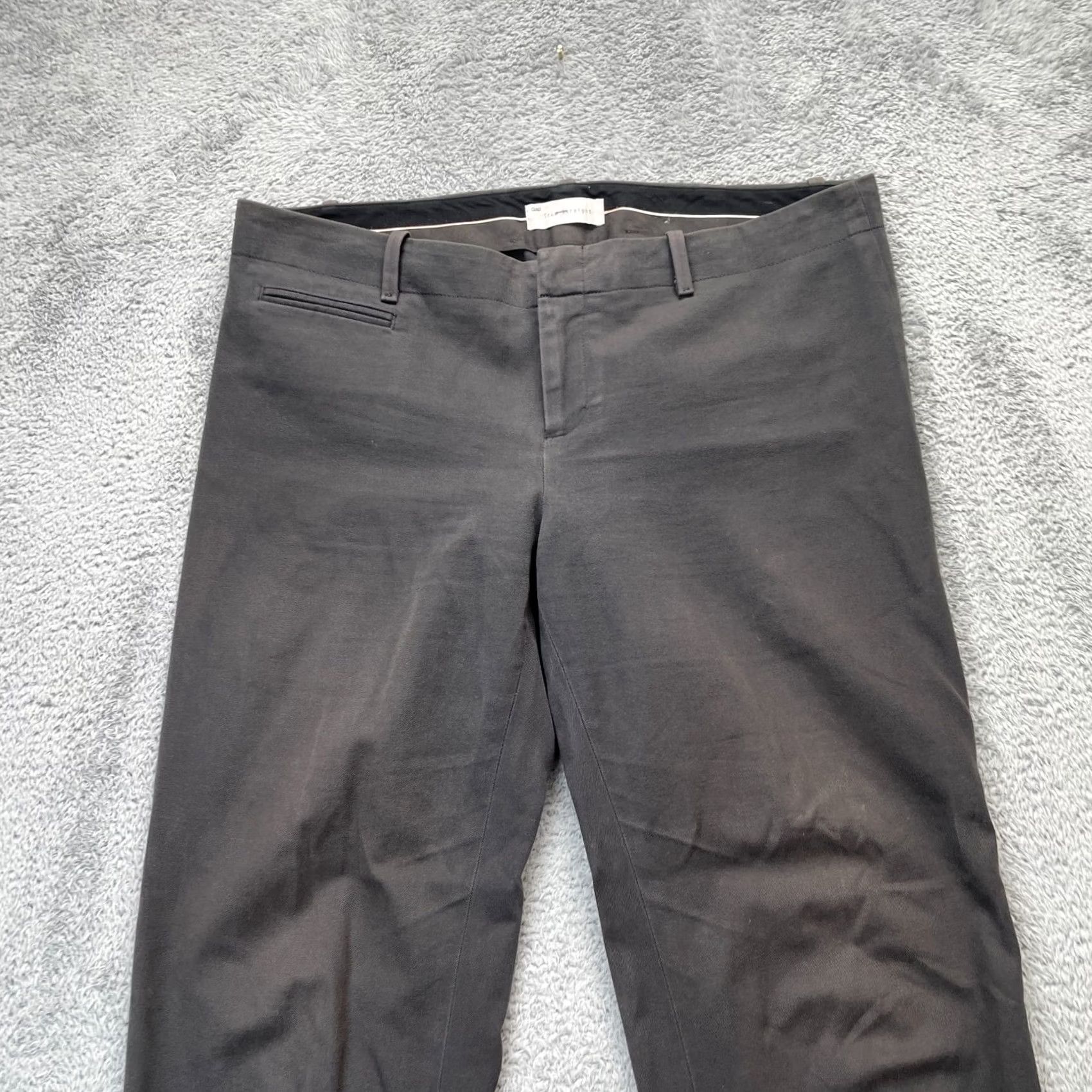 Gap Gap Pants Womens 12R Gray True Straight Leg Stretch Cotton Office Wear Business Pants Size 34" / US 12 / IT 48 - 3 Thumbnail